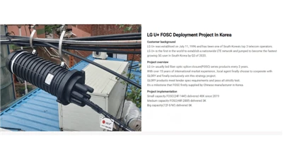 Μελέτη περίπτωσης LG U+ FOSC: 48,000+ Εγκαταστάθηκαν κλείσιμο συρραφής θόλου|...